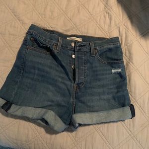 Levi’s high rise shorts